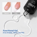 Hema Free TPO Free Quick-drying clear Natural Resin Extension Gel Hard Gel Nail  Self Leveling  Poly Extension Gel