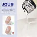 Sticky Nail Gel for Transfer & Embellishment Multi-Purpose Adhesive Gel for Stamping Patterns Gold Foil & Glitter Application