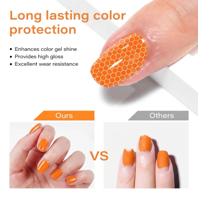 15ml 1kg diamond Top Coat Gel PolishTMPTA Tpo Hema Free Nail Gel Top Coat No Wipe High Shine Wear Resistant Vegan UV Nail Gel