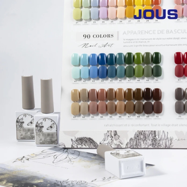 JOUS Factory Professional Nail Supplies Nagellak 90colors 15ml Nail Painting Private Label Customized UV Gel Nail Polish Salon