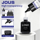 High Hardness Custom No Wipe Top Coat Sealing Gel Anti Scratch Resists Damage 1kg Bulk Refill UV LED Professional Salon