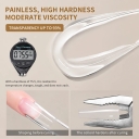 High Transparency No Heat clear Poly Liquid Nail Extension Gel Polish Eco-Friendly Hard Gel Nail  Tpo Free Hema Free