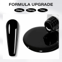 JOUS Dark Brown HEMA & TPO &TMPTA Free UV Gel Polish 15ml Glossy Finish Soak UV/LED Nail Art Manicure Salon Quality for Women
