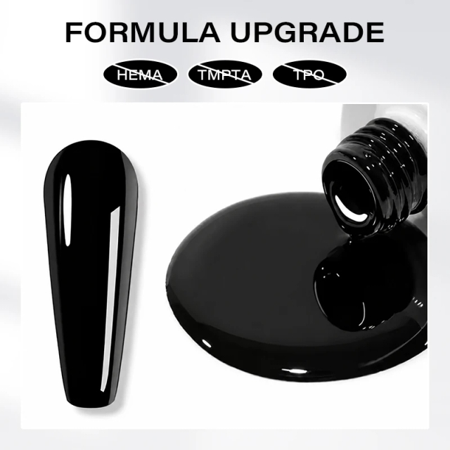JOUS Dark Brown HEMA & TPO &TMPTA Free UV Gel Polish 15ml Glossy Finish Soak UV/LED Nail Art Manicure Salon Quality for Women