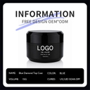 15ml Blue diamond Top Coat Gel No Wipe High Shine No Yellowish Long Lasting Top Coat Nail Gel Polish Natural Resin Uv Gel