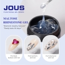 1kg Wholesale Private Label Rhinestone Gel Strong Adhesion Nail Glue Gel Thick Maltose Jewelry Adhesive for Professional Salons