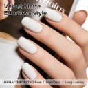 Eco-Friendly Fast Drying Long Lasting White Gel Nail Art Hema Free TPO Free White Gel Polish Your logo White Uv Gel Nail Art