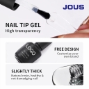 15ml Long Lasting Strong Adhesive Gel Polish for Press on Nails and Nail Tips Wholesale TMPTA Hema TPO Free Nail Glue Gel UV