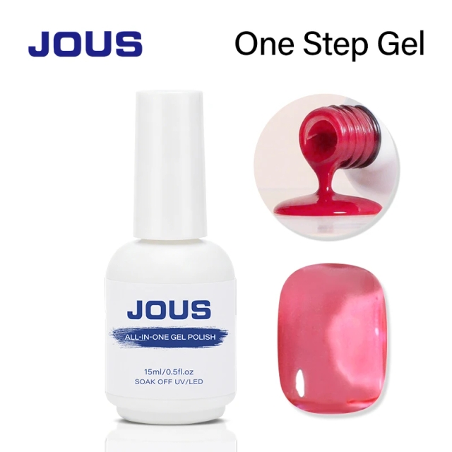 Private Label 15ml One Step Gel Polish Set High Quality Long Lasting Soak Off 1 Step Uv Gel Nail Polish