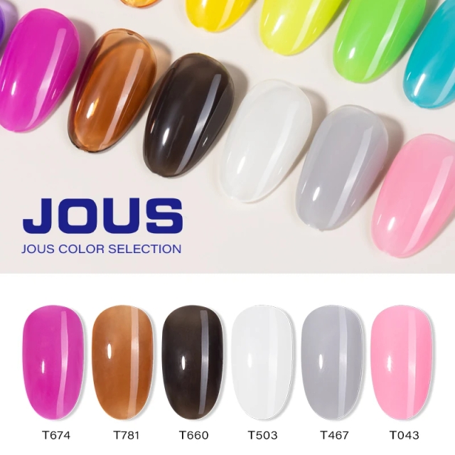 JOUS Professional Salon UV Gel Multi-Purpose Nude Builder for Sculpting Extensions French Manicure Sheer Milky Colors-DIY Use