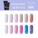 JOUS Wholesale Professional Acrylic Gel for Nail Extension with Strengthening & Soak Off Effect UV LED Cured Nail Art Gel Polish