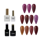 5 in 1 One Step Gel Wholesale Nail Supplies Custom Logo 15 ml Vegan Create Your Own Brand One Step UV Nail Gel Polish