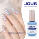 OEM No Wipe Mirror Super Shiny Top Coat for Chrome Powder Soak off Nonstick Matte Top Coat for Chrome Mirror Top Coat Gel