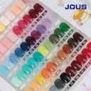 JOUS OEM ODM High Quality Personalized Gel Polish Bottle15ml Regular Nail Polish Long Lasting Glass Uv Gel Nail Polish for Salon