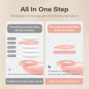 One Step Gel Nail Polish Brands Best With Chrome Base Top Nail Art at Home Starter Manicure Vegan Gel Polish With Logo
