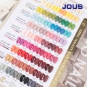 JOUS 60 Colors Multicolor Nail Gel Set Solid Color New Hot Sale Fashion Nail Art Non-toxic UV Gel Nail Salon Wholesale