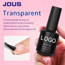 Healthy Eco-friendly Base Gel Private Label HEMA Free Long-Lasting Strong Base Coat Gel Polish No Wipe High Shine UV Gel Base