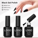 JOUS Dark Brown HEMA & TPO &TMPTA Free UV Gel Polish 15ml Glossy Finish Soak UV/LED Nail Art Manicure Salon Quality for Women