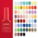 JOUS Gel Polish Supplier OEM Custom logo UV Gel Nail Polish Set New 60 Colors Organic High Gloss Uv Gel Nail Polish for SPA