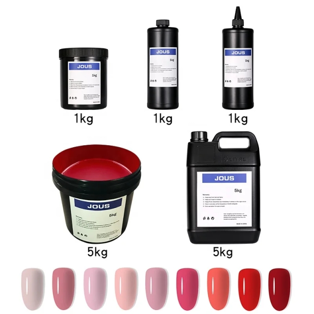 1kg JOUS HEMA Free & Low Odor Solid Color Gel Skin-Friendly Formula with Intense Color for Sensitive Clients & DIY Nail Art