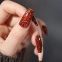 JOUS Dual Effect Glitter Diamond Gel Nail Polish with Sparkle & Reflective Finish for Natural and Flash Light DIY & Salon Use