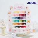 JOUS French Style 60 Colors UV Gel Nail Polish Set Professional Nail Art Supplies Non-Toxic Vegan Soak off