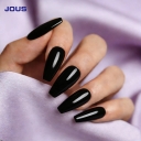 JOUS OEM Pure Black Color Gel with High Pigmentation & Easy Flow for Nail Art Base Acrylic Poly Gel Designs and Salon Manicure