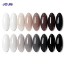 JOUS OEM/ODM Milky White Solid Color Gel Polish High Gloss Non Chip Salon Quality with Strong Adhesion & Rich Color Collection