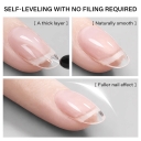 Non-yellowing No Filing Needed Streak Bubble-free Self Leveling Gel Nails Hema and Top Free Fast Leveling Building Gel De Unas