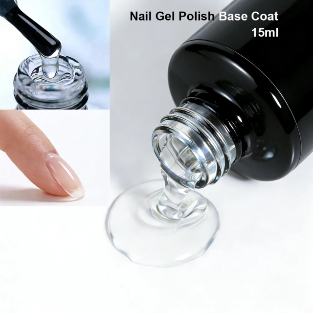JOUS 60s Cure Nail Primer Base Gel Ultra Thin Breathable Yellowing Prevention Strong Bonding Easy Removal Zero Burden Gel Polish