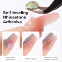 3d Nail Sculpture Carving Gel clear Non Wipe Rhinestone Gel Strong Adhesion Rhinestone Glue for Nails Moding Nail Gel Polish