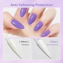 OEM High Hardness Strong Stain Resistance Crack-resistant Russian-style Top Coat Gel Polish Super Shiny diamond Gel Top Coat Gel