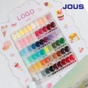 JOUS New 60 Colors Macaron French High Quality Vegan Nail Gel Set Eco-Friendly HEMA-Free Non-toxic UV Gel Salon Wholesale