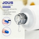 OEM ODM No Wipe Glass Top Coat HEMA Free TPO Free Anti-abrasion Vegan Acid Free Non-toxic High Glossy Gel Polish for Nail Salon