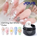 JOUS Premium White Sculpting Gel for Intricate 3D Designs DIY Crafts & Mold Making Soft Flexible & Holds Shape Perfectly in 60s