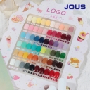 JOUS OEM ODM High Quality Personalized Gel Polish Bottle15ml Regular Nail Polish Long Lasting Glass Uv Gel Nail Polish for Salon