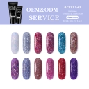 JOUS 15ML Wholesale Acrylic Gel Building for Nail Extension UV LED Cured Nail Strengthener Art Multi Purpose Gel Bulk Available