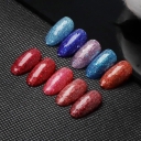 JOUS Vibrant Glitter Gel Polish with Visible Sparkling Sequins and Starlight Effect for Nail Art High Shine Finish Soak Off