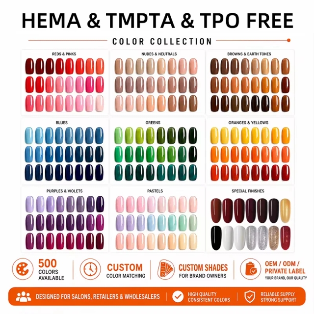 Custom Builder Gel Tpo Free Hema Free TMPTA Free Eco-friendly Red Gel Polish Coleccion Healthy Builder Gel for Nails No Burn 1kg