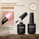 High Hardness High Gloss Long Lasting Non-yellowing Tempered Top Coat Gel 1kg 15ml Hema Free clear Odorless Natural Resin Uv Gel