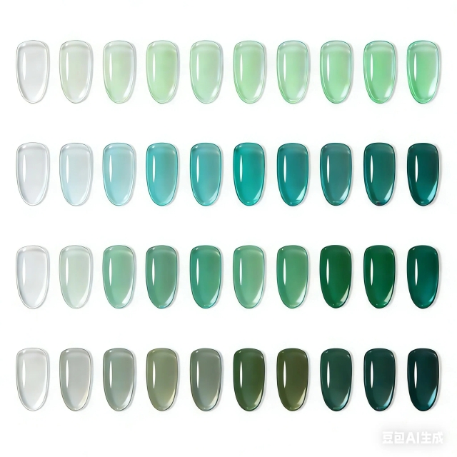 JOUS Semi-Transparent Buildable Milky Gel Polish for Jelly Effect Salon Nail Art with Layered Sheer Finish Soak Off UV/LED Cured