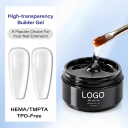 15ml Non-Toxic Eco-Friendly Natural Resin clear Nail Extension Gel SetTPO TMPTA Hema Free Hard Gel Nail  High Quality