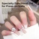 Custom Rubber Soft Builder Gel Tpo Free Hema Free Soak off Eco-Friendly Long Lasting Fast Curing No Heat Reinforce Gel Uv Gel