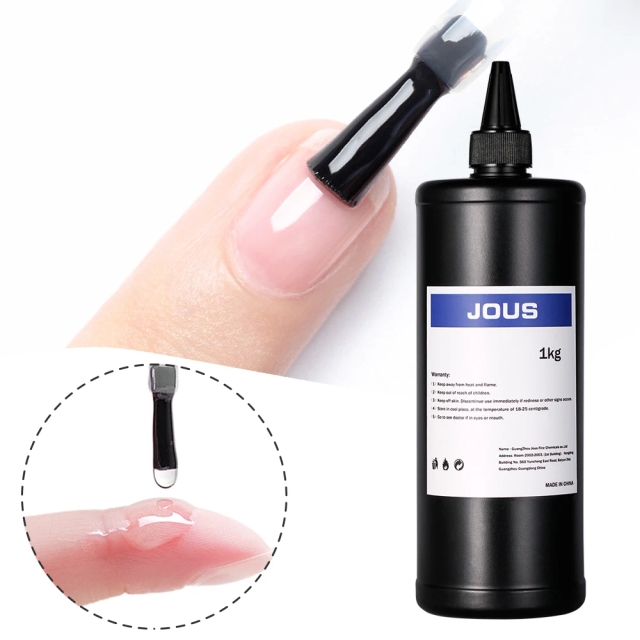 JOUS Building Base Coat Gel for Nail Strengthening & Extension with High Hardness & Leveling Effect Nail Art Construction Gel