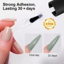 15ml Long Lasting Strong Adhesive Gel Polish for Press on Nails and Nail Tips Wholesale TMPTA Hema TPO Free Nail Glue Gel UV