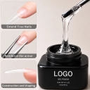 High Transparency No Heat clear Poly Liquid Nail Extension Gel Polish Eco-Friendly Hard Gel Nail  Tpo Free Hema Free