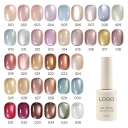 JOUS 15ml 36 Colors HEMA Free Soak off Cat Eye Nail Polish Long-Lasting with Factory Direct Sale for Nail Salons Bottle Packing