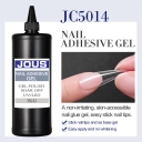 High Viscosity Nail Tip Adhesive Gel for Acrylic & Gel Extensions with Strong Bond LED Cured in 60s Odorless & Non-Yellowing