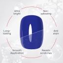 15ml Crystal Glass Top Coat Gel Polish Private Label No Yellow No-Wipe Super Shiny diamond Gel Top Coat Nail Polish Uv Gel