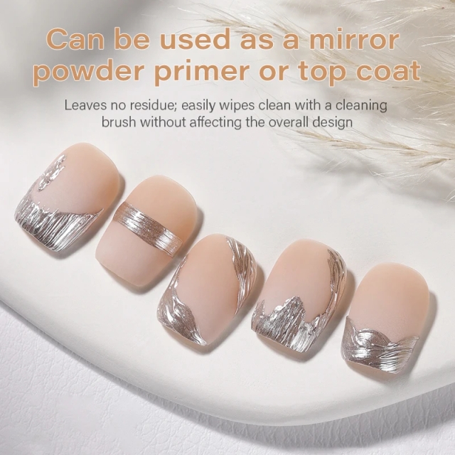 HEMA & TPO-Free clear No Wipe Matte Top Coat Gel Polish Non-yellowing Velvet Top Coat 15ml Uv Gel Nail Polish with Custom logo